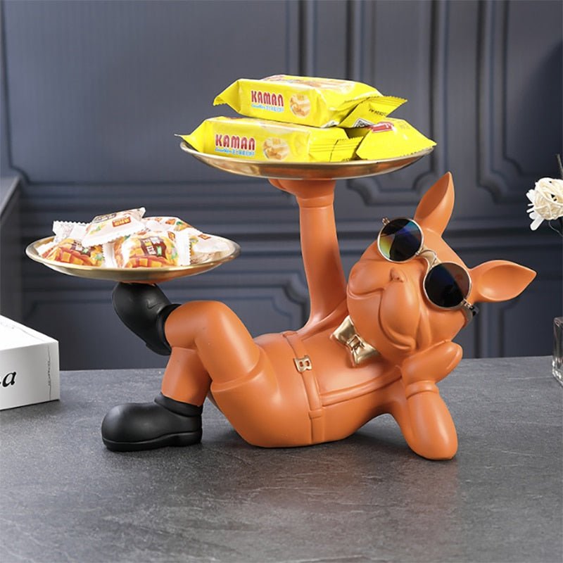 Escultura Decorativa Bulldog Descolado - Inspira