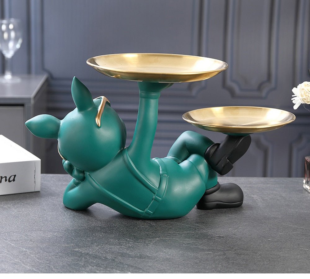 Escultura Decorativa Bulldog Descolado - Inspira