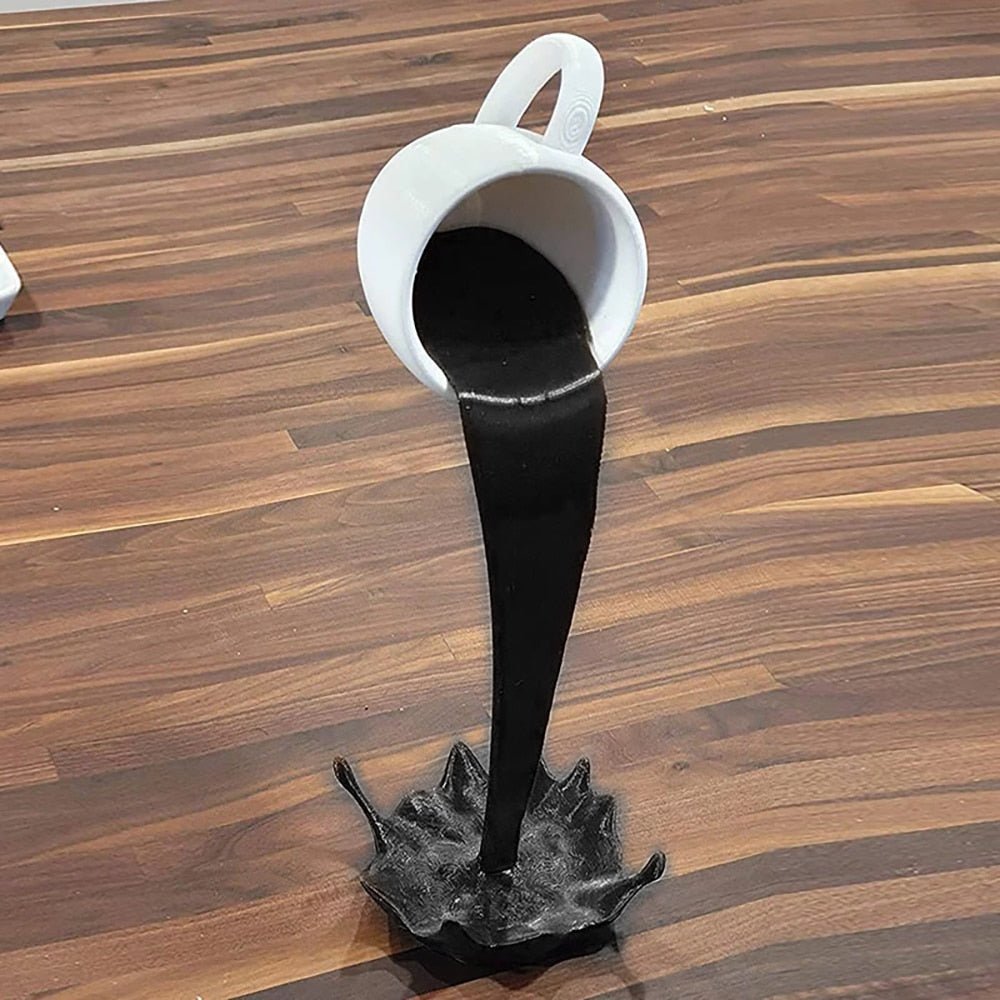 Escultura Decorativa Café derramado - Inspira