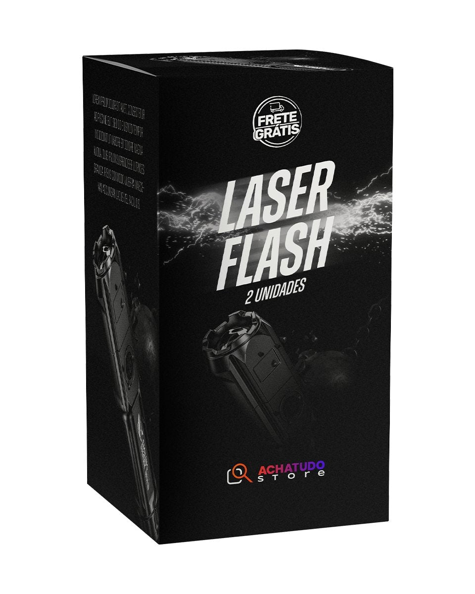 Laser Flash - Super Lanterna 10.000 Lúmens - Inspira