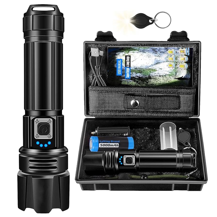 LumenX Pro™ - Lanterna Tática com 20.000 Lúmens - Inspira