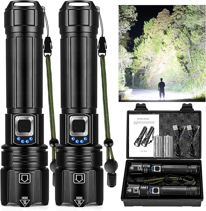 LumenX Pro™ - Lanterna Tática com 20.000 Lúmens - Inspira