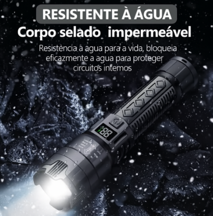 LumenX Pro™ - Lanterna Tática com 20.000 Lúmens - Inspira