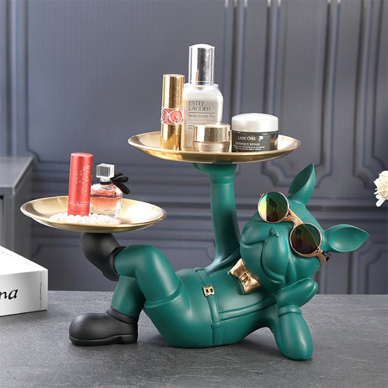 Escultura Decorativa Bulldog Descolado - Inspira
