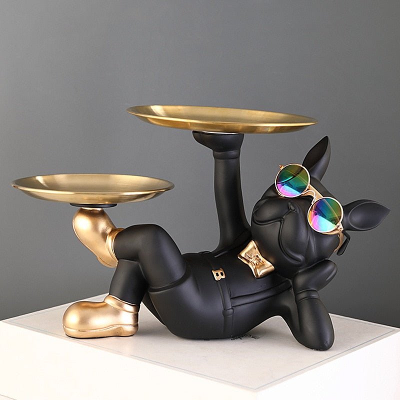 Escultura Decorativa Bulldog Descolado - Inspira