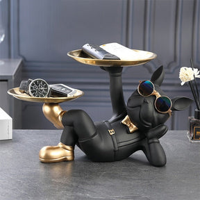 Escultura Decorativa Bulldog Descolado - Inspira