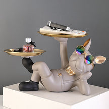 Escultura Decorativa Bulldog Descolado - Inspira