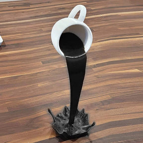 Escultura Decorativa Café derramado - Inspira