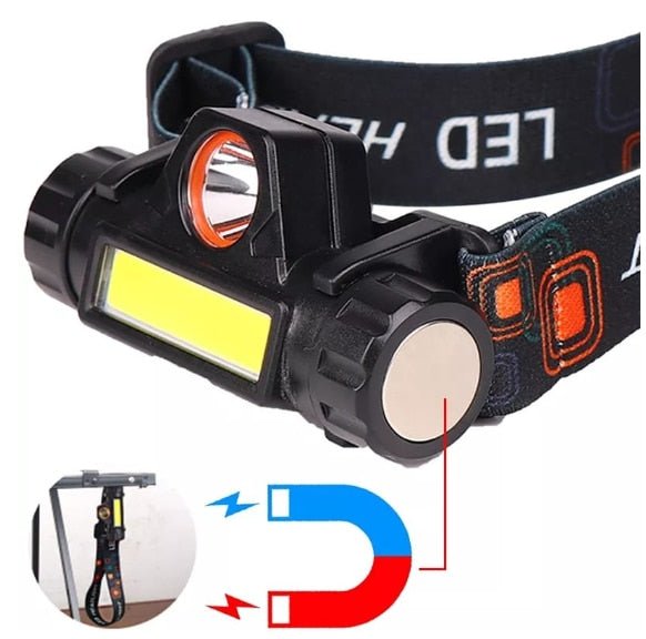 TechLaser - Lanterna de Cabeça para caminhada, camping etc - Inspira